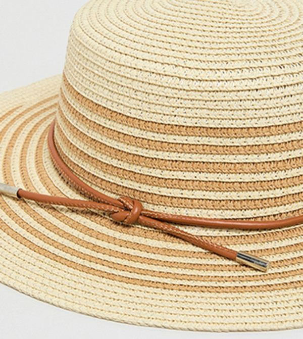 R&B  Caps & Hats - Beige Hats