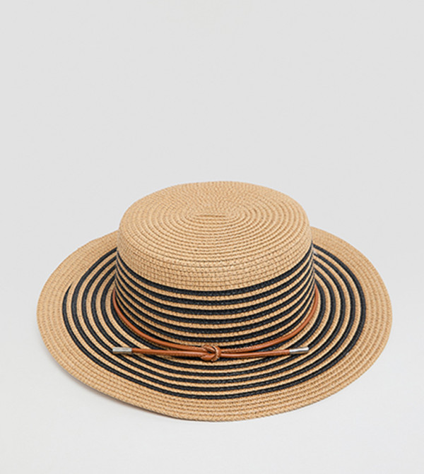 R&B  Caps & Hats - Beige Hats