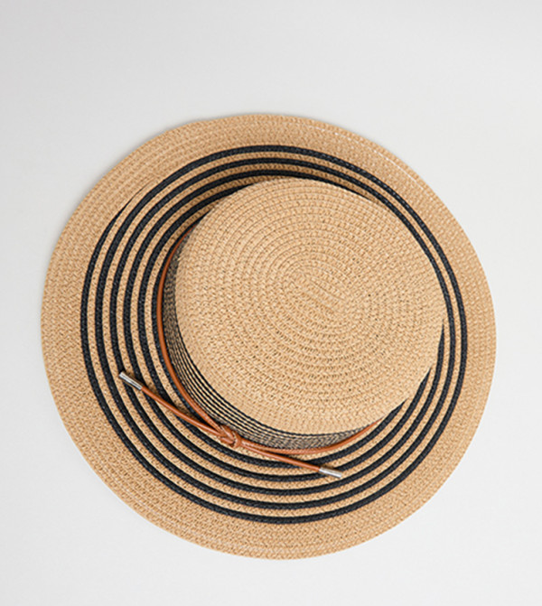 R&B  Caps & Hats - Beige Hats