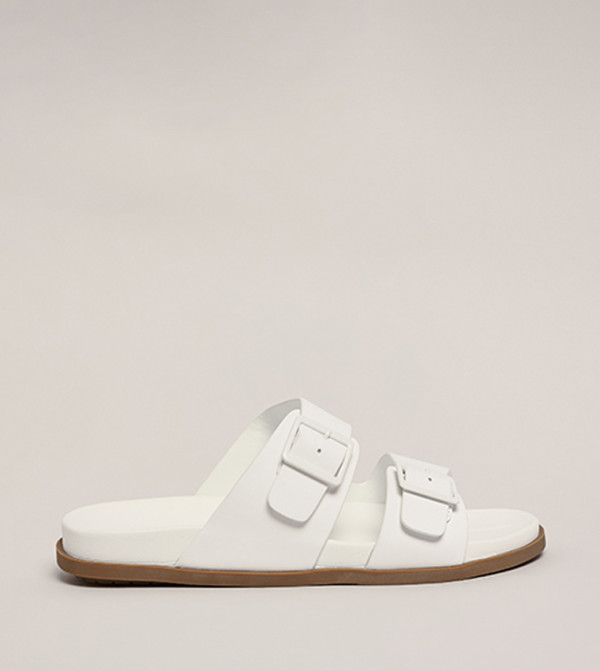 R&B  Sandals - White Casual Sandals