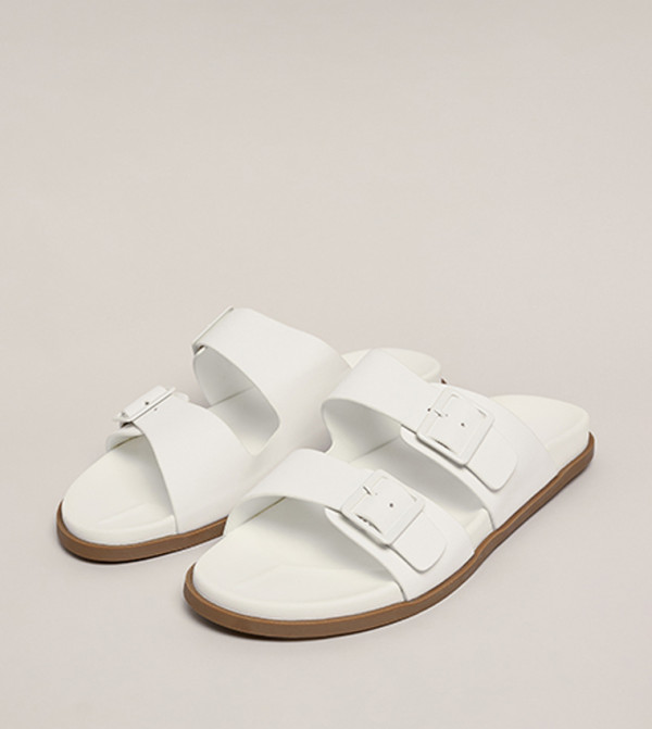 R&B  Sandals - White Casual Sandals