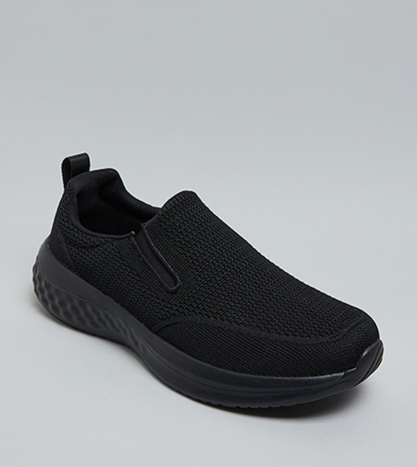 أر آند بي  أحذية سهلة الارتداء - أسود أحذية برقبة منخفضة 