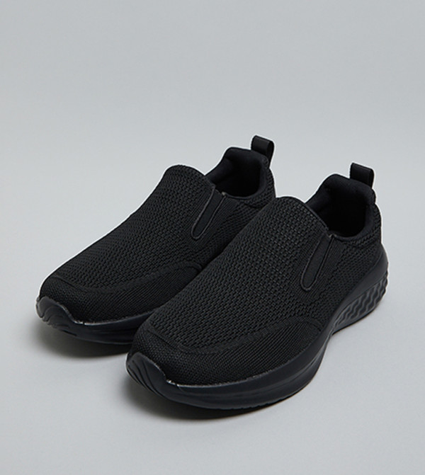 أر آند بي  أحذية سهلة الارتداء - أسود أحذية برقبة منخفضة 