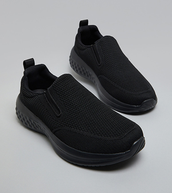 أر آند بي  أحذية سهلة الارتداء - أسود أحذية برقبة منخفضة 