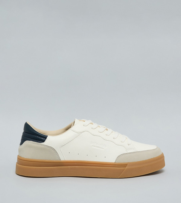 R&B  Sneakers - Ivory Low Top