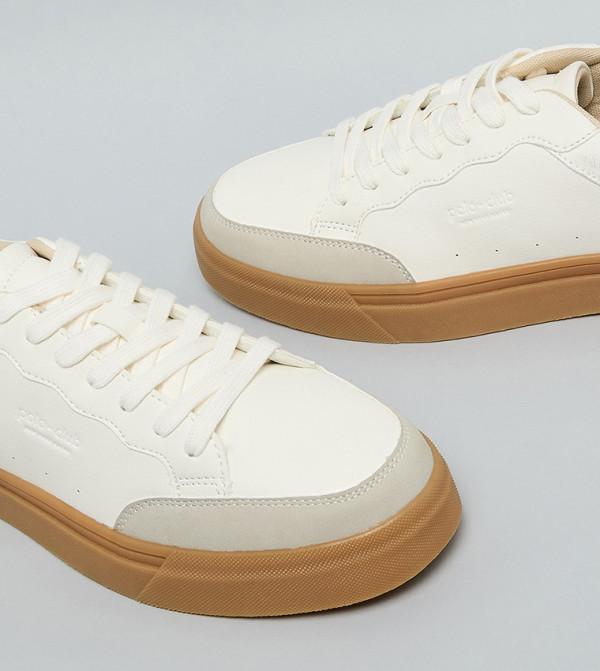 R&B  Sneakers - Ivory Low Top