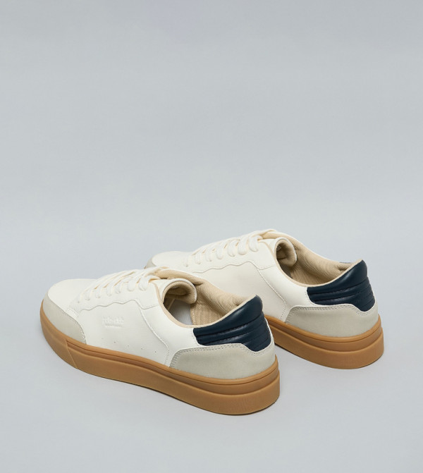 R&B  Sneakers - Ivory Low Top