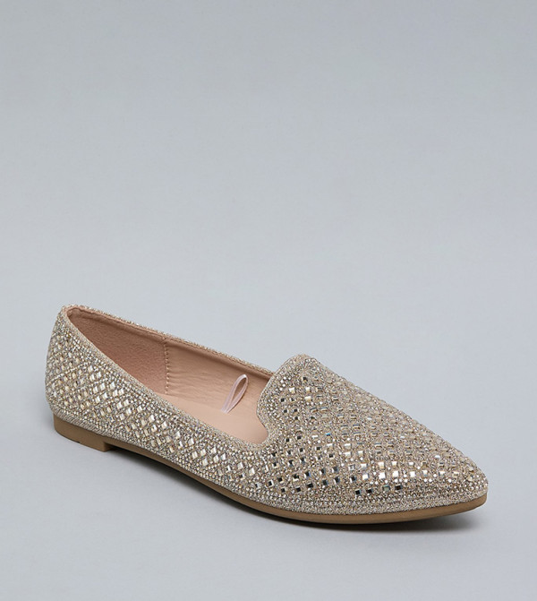 R&B  Loafers & Mocassins - Gold undefined