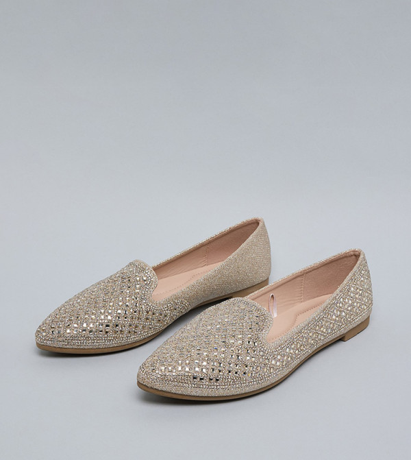 R&B  Loafers & Mocassins - Gold undefined