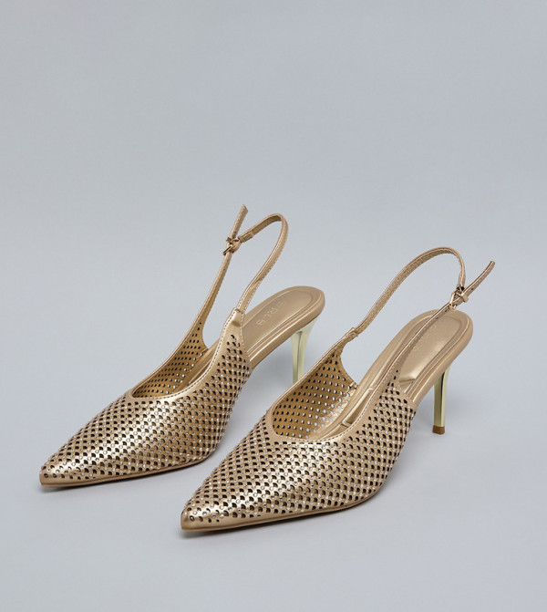 R&B R&B - Gold Pumps