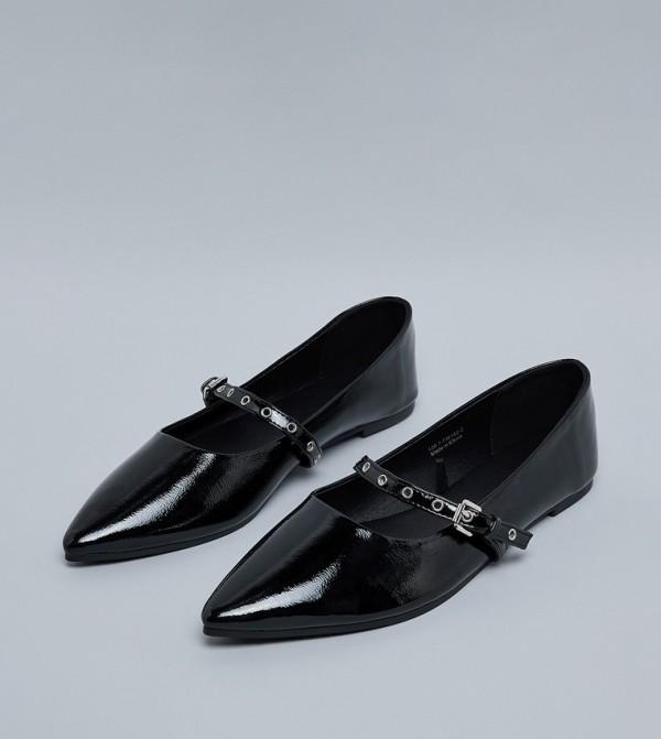 R&B Mary Janes - Black Mary Janes