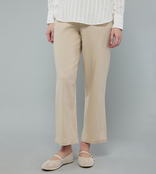 R&B Shoes - Beige Mary Janes