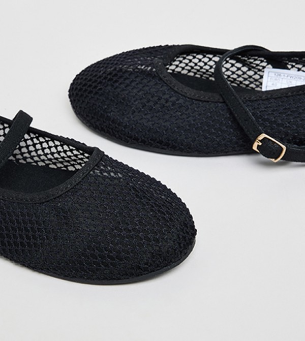 R&B Shoes - Black Mary Janes