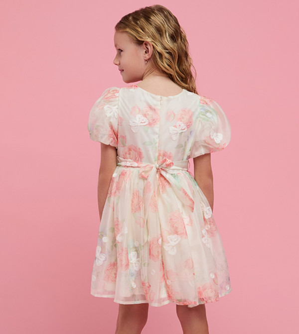 R&B  - Peach Casual Dress