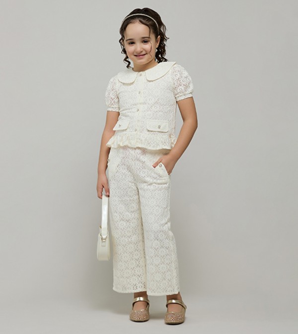 أر آند بي أر آند بي - عاجي  فستان كاجوال 