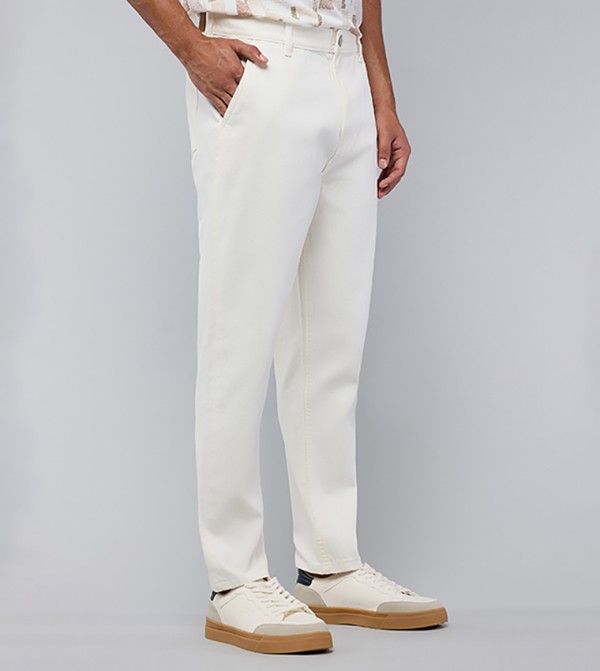 أر آند بي أر آند بي - عاجي  Straight Jeans