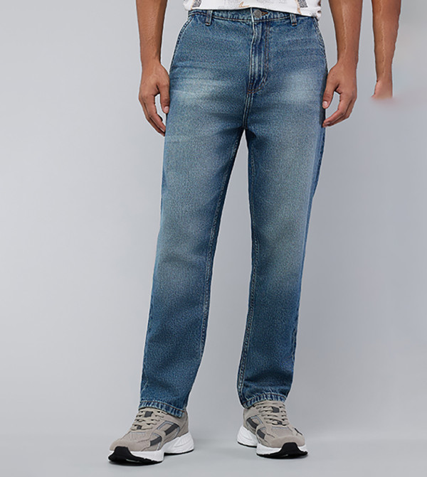 R&B Jeans - Dark Blue Straight Jeans