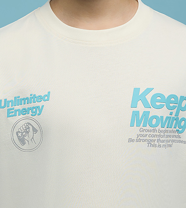 R&B  Clothing - Beige T-shirts