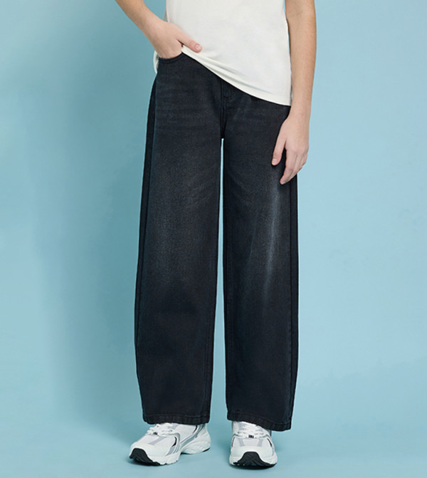 أر آند بي  جينز  - أسود جينز