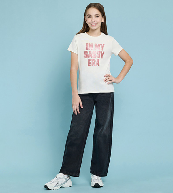 أر آند بي  جينز  - أسود جينز