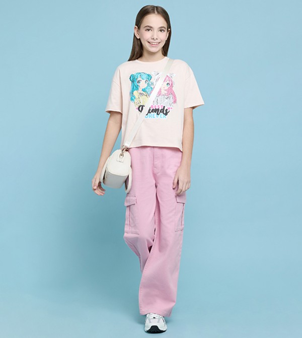 R&B  Clothing - Pink T-shirts