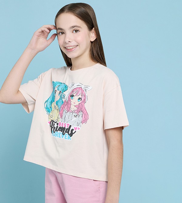 R&B  Clothing - Pink T-shirts