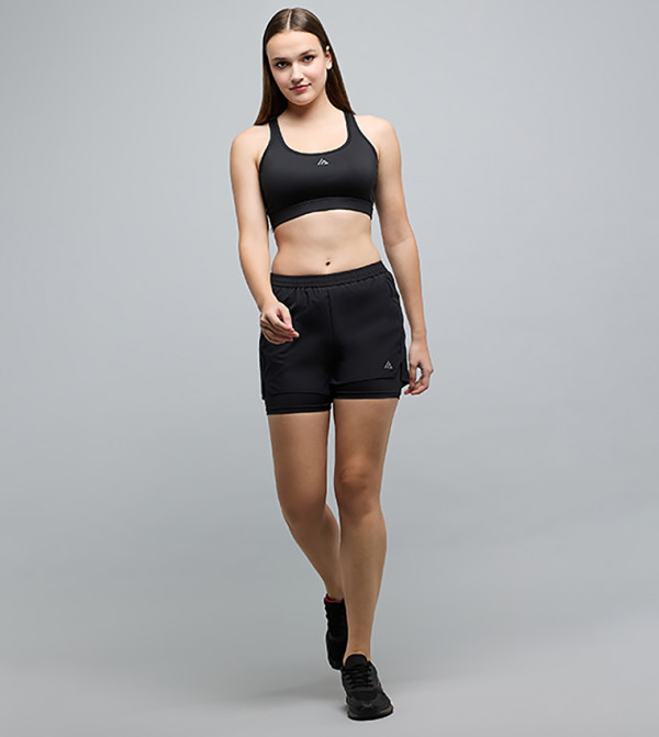 R&B  Sports bras - Black T-shirts