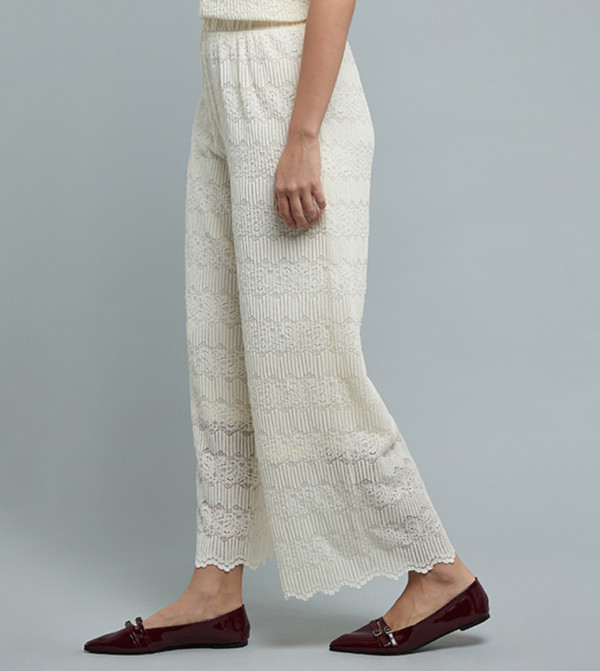 R&B R&B - Off White Pyjama Set