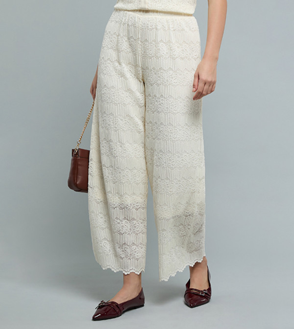 R&B R&B - Off White Pyjama Set