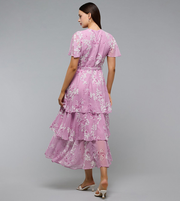 أر آند بي  ملابس - وردي Midi Dresses