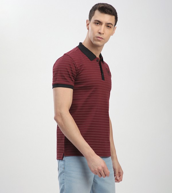 Beverly Hills Polo Club  - Red Polo T-shirts