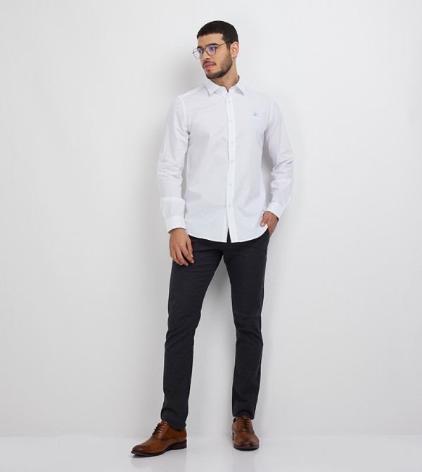 بيفرلي هيلز بولو كلوب  قمصان - أوف وايت قميص كاجوال 