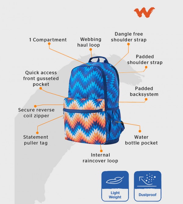 Wildcraft  School Bags - Blue Backpacks