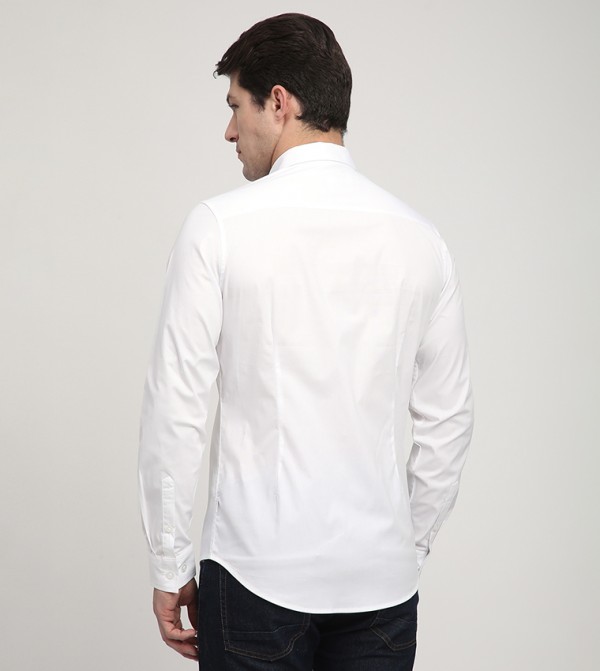 Beverly Hills Polo Club  Shirts - White Casual Shirts