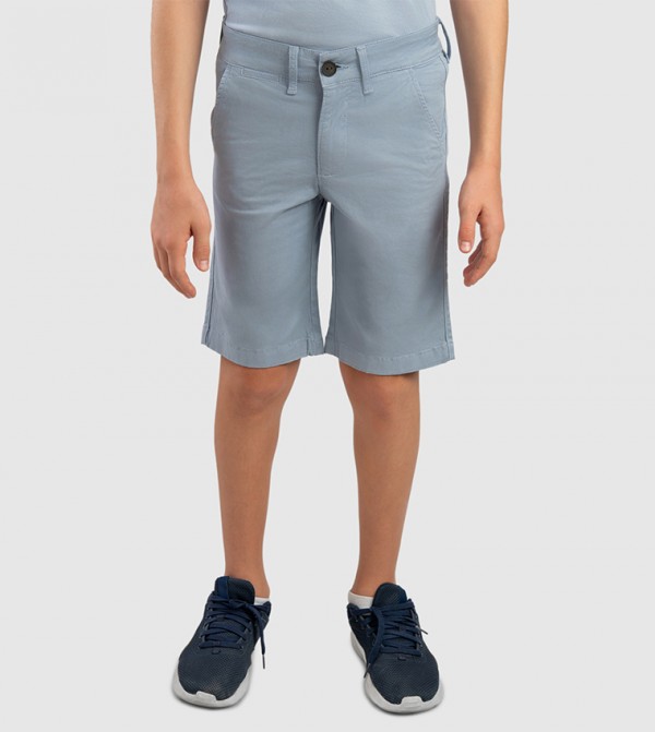 Beverly Hills Polo Club  Bottomwear - Light Blue Shorts