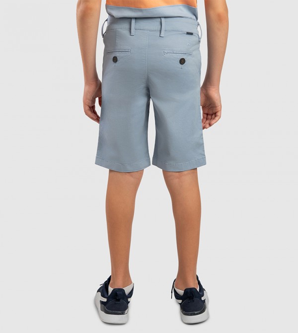 Beverly Hills Polo Club  Bottomwear - Light Blue Shorts