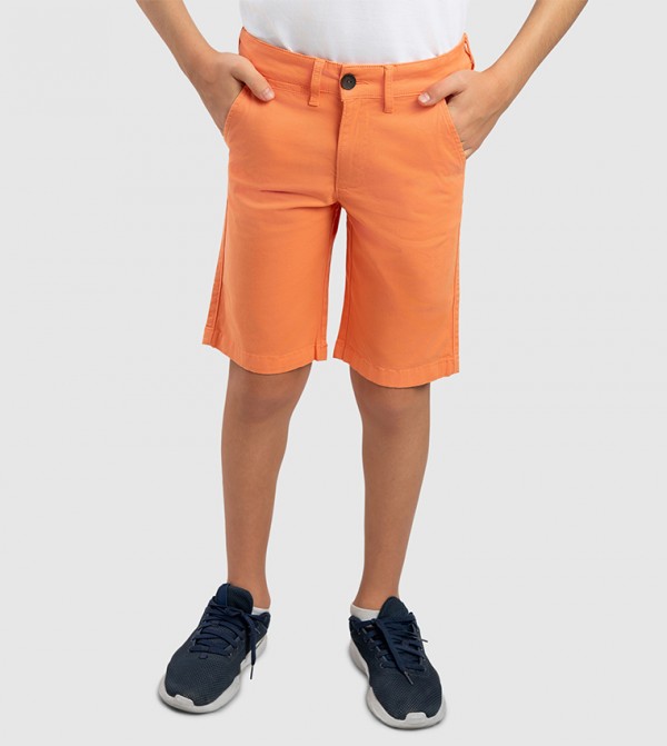 Beverly Hills Polo Club  Bottomwear - Orange Shorts