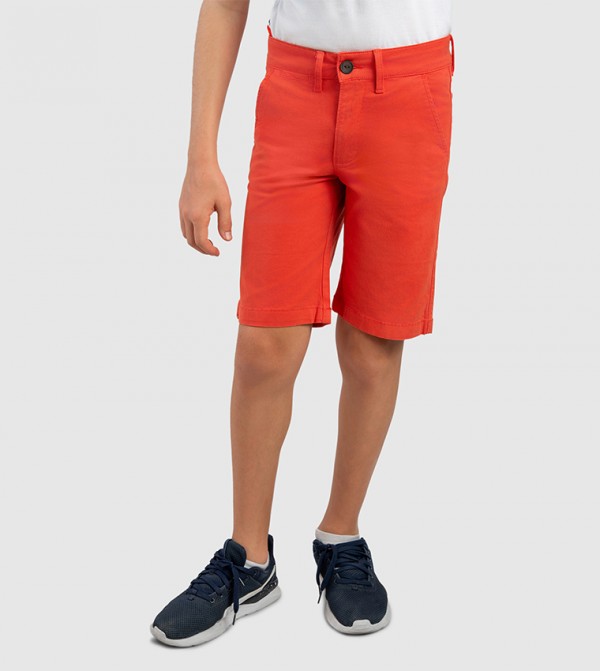 Beverly Hills Polo Club  Bottomwear - Dark Orange Shorts
