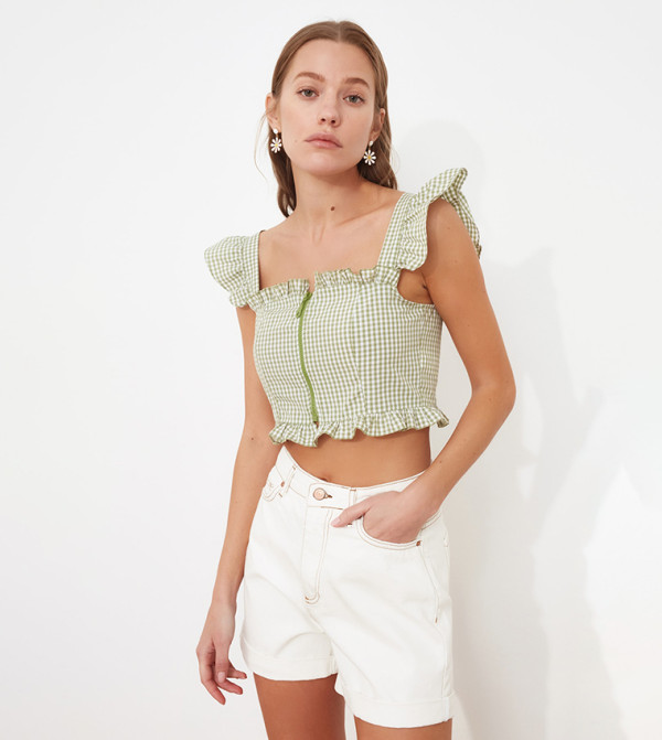 Trendyol Trendyol  - Green Tops & Blouses