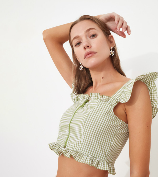 Trendyol Trendyol  - Green Tops & Blouses
