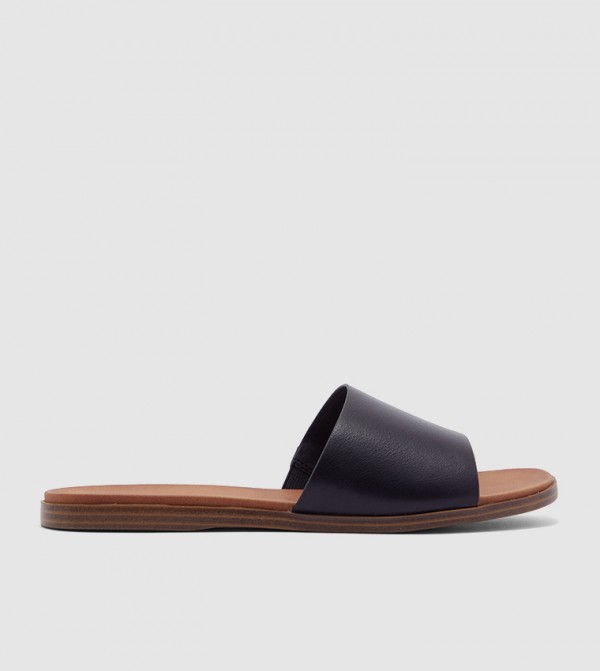 Call it Spring  Shoes - Black Flat Sandals