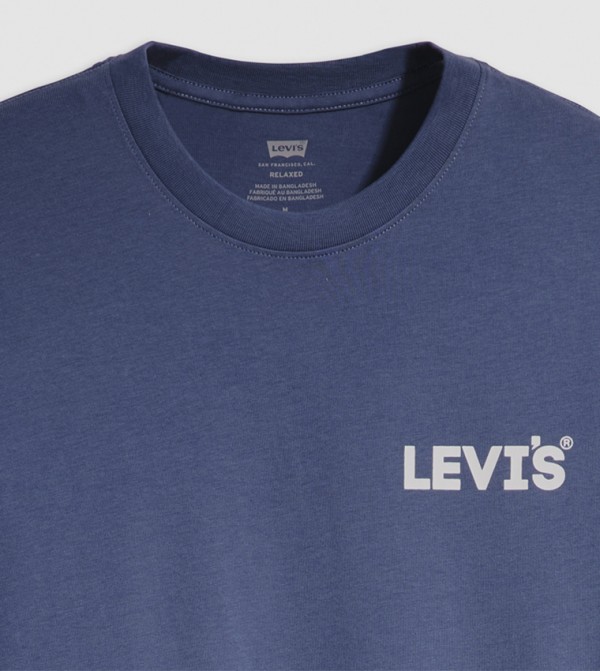 Levi's Levi's - Blue Round Neck T-Shirts