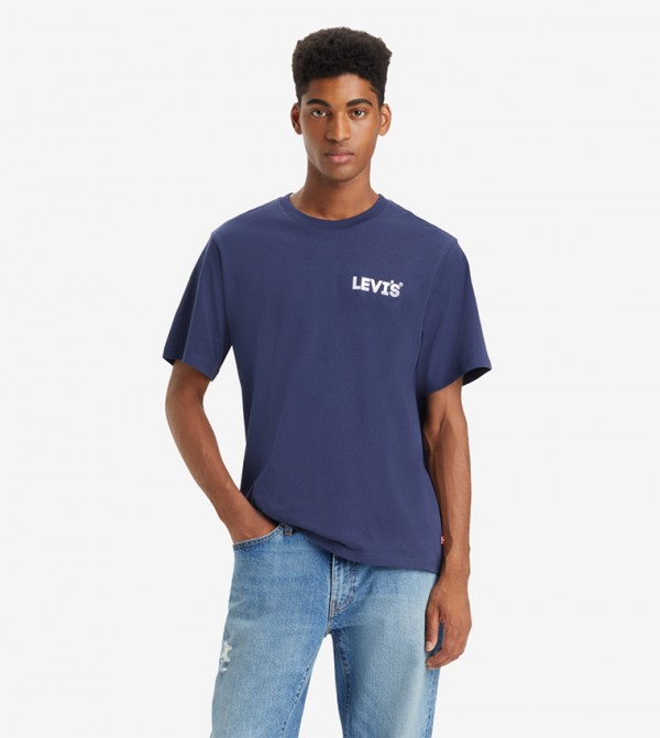 Levi's Levi's - Blue Round Neck T-Shirts