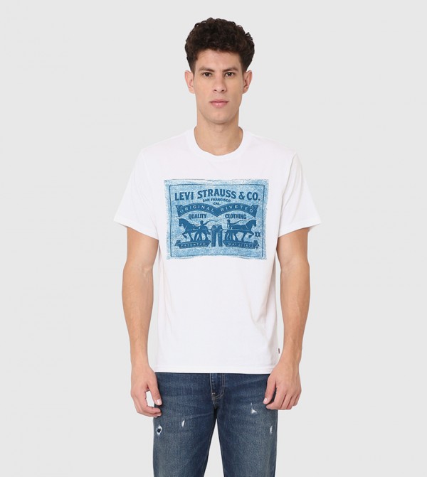 Levi's Levi's - White Round Neck T-Shirts