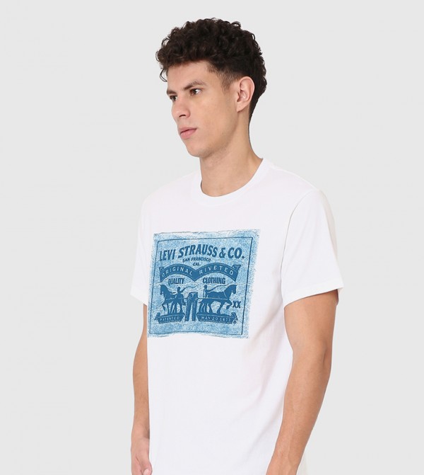 Levi's Levi's - White Round Neck T-Shirts