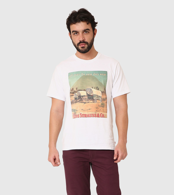 Levi's Levi's - White Round Neck T-Shirts
