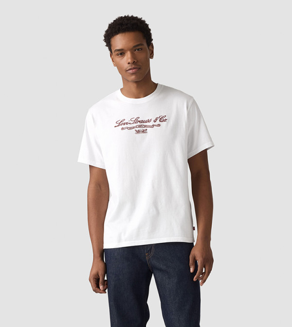 Levi's Levi's - White Round Neck T-Shirts