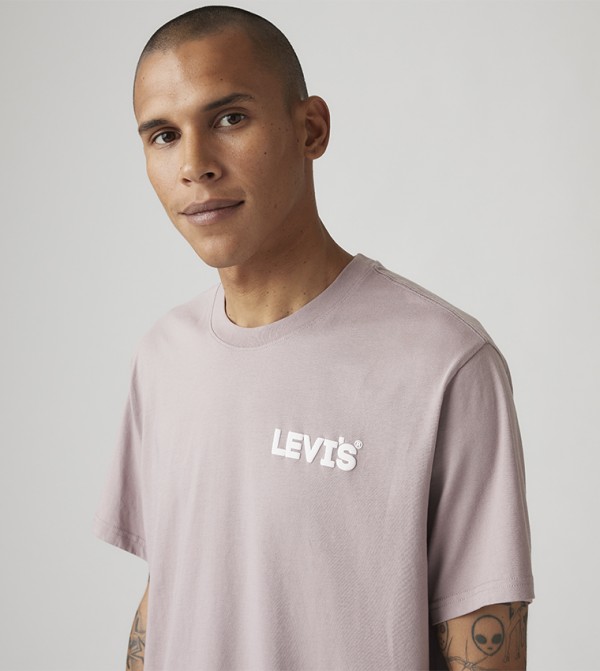 Levi's Levi's - Purple Round Neck T-Shirts