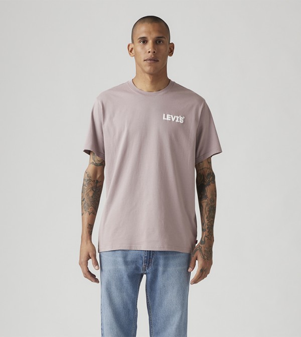 Levi's Levi's - Purple Round Neck T-Shirts