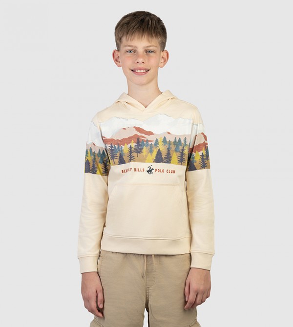 Beverly Hills Polo Club Winterwear & Outerwear - Beige Hoodies